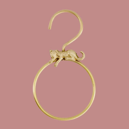 JENNA LEOPARD ROUND HANGER