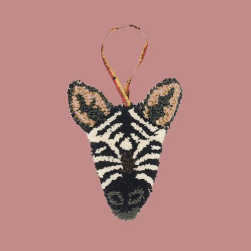 STRIPEY ZEBRA GIFT HANGER