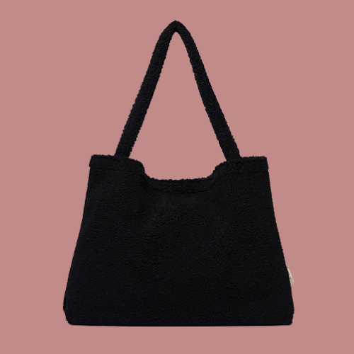 STUDIO NOOS - BLACK TEDDY MOM BAG