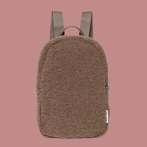 STUDIO NOOS - BROWN TEDDY MINI BACKPACK