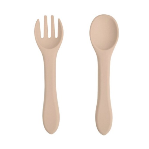 SILICONE FORK AND SPOON