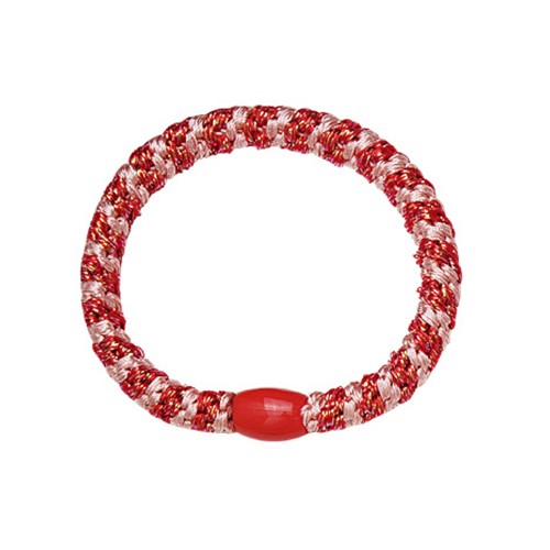 HAIR ELASTIC BRACELET - RED/PINK