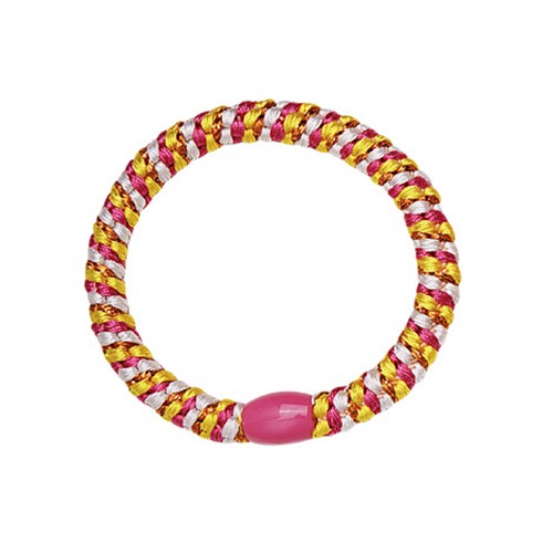 HAIR ELASTIC BRACELET - PINK/YELLOW/WHITE