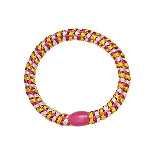 HAIR ELASTIC BRACELET - PINK/YELLOW/WHITE