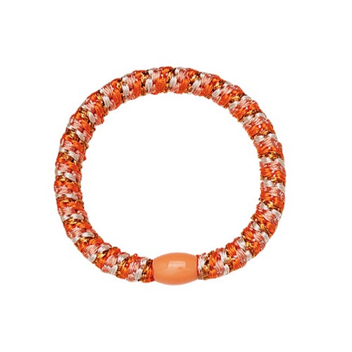 HAIR ELASTIC BRACELET - SALMON/ORANGE