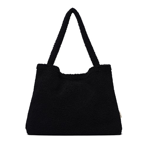 STUDIO NOOS - BLACK TEDDY MOM BAG 