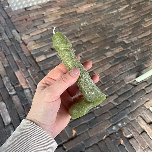 PENIS CANDLE - DARK GREEN