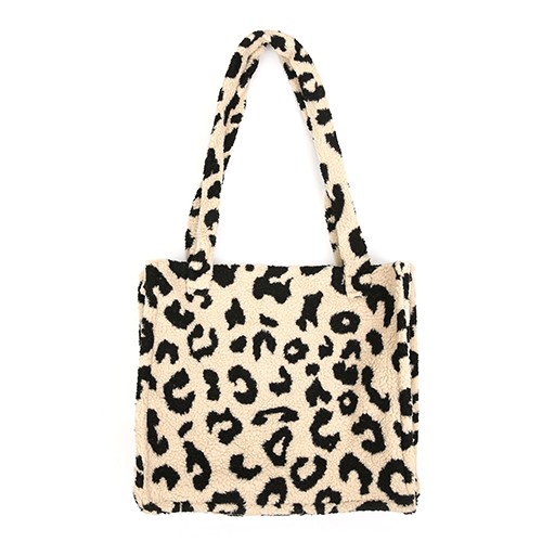 TEDDY LEOPARD SHOPPER