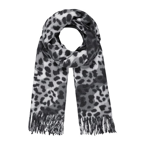 FRINGE SCARF - BLACK
