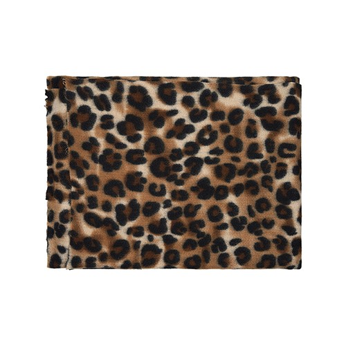 LEOPARD SCARF - BROWN
