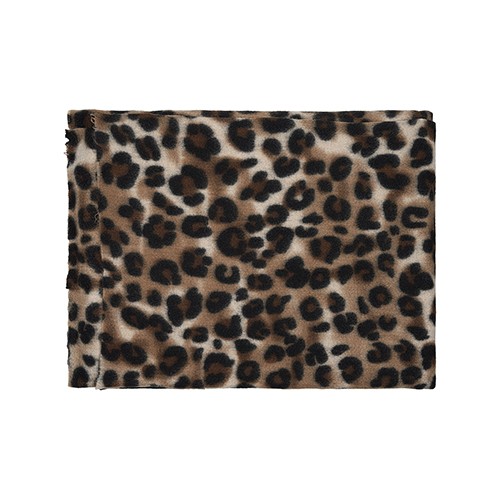 LEOPARD SCARF - BEIGE
