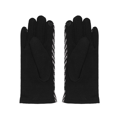 HEART GLOVES - BLACK