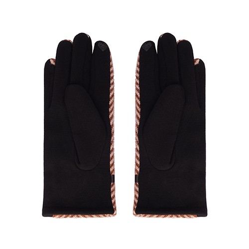 HEART GLOVES - BROWN