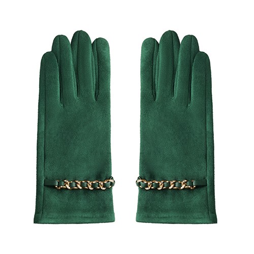 GOLD DETAIL GLOVES