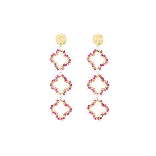 EARRINGS - THREE CLOVERS